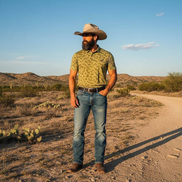 Hempstead Camo - Performance Polo (Deer Icon)