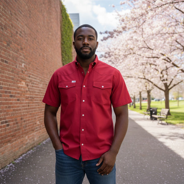 Red Field Polo — Yeup Outfitters