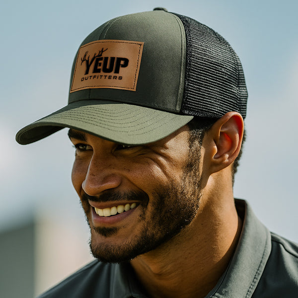 Trucker Hat - Leather Patch