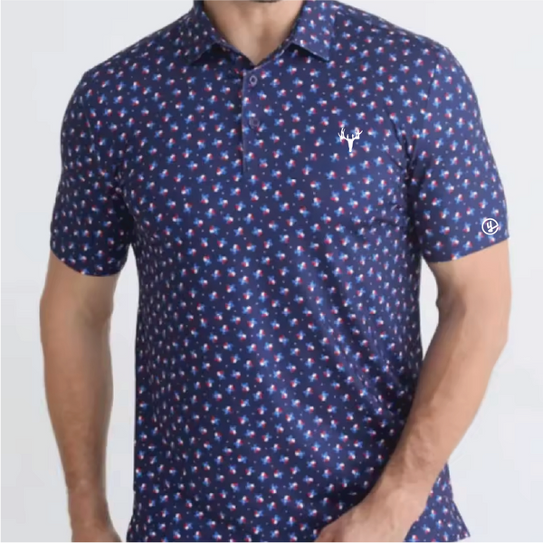 Lucky Texas - Performance Polo (Deer Icon)