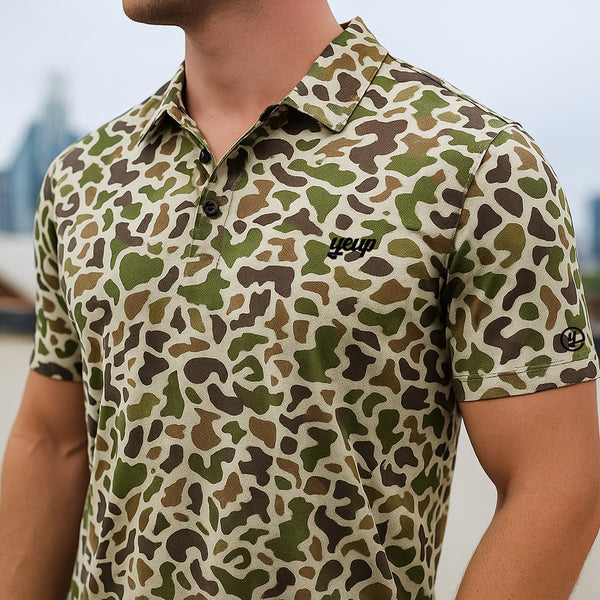Uvalde Camo - Performance Polo (Yeup Script)