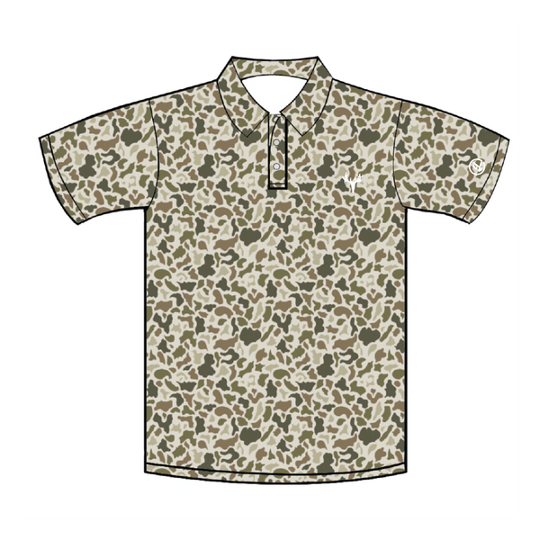 Uvalde Camo - Performance Polo (Deer Icon)