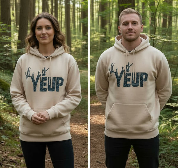 Beige Yeup Campfire Hoodie