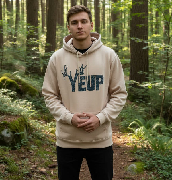 Beige Yeup Campfire Hoodie