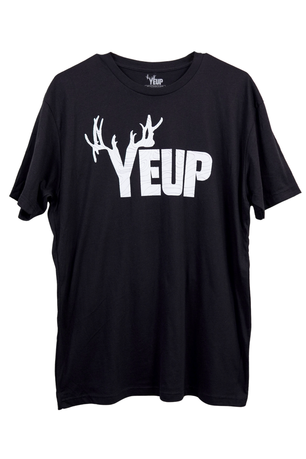 Black Yeup Graphic Tee