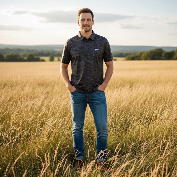 Dark Forest Camo - Performance Polo (Yeup Script)