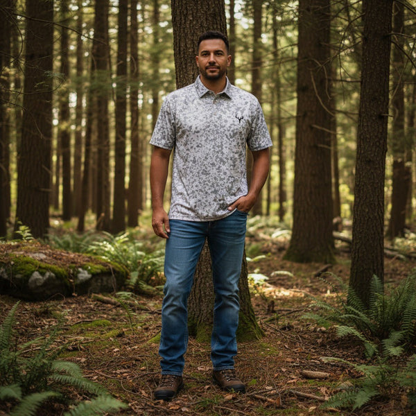 Lipan Camo - Performance Polo (Deer Icon)
