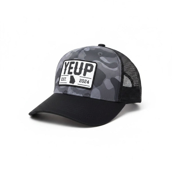 Trucker Hat Camo Yeup Established