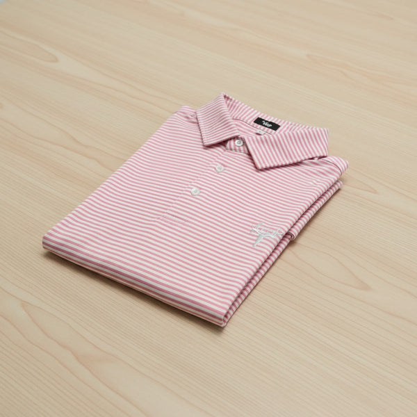Real Man Pink Performance Polo