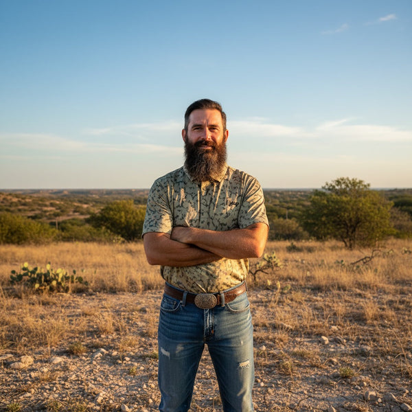 Hempstead Camo - Performance Polo (Yeup Script)