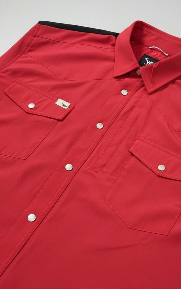Red Field Polo — Yeup Outfitters, view 7