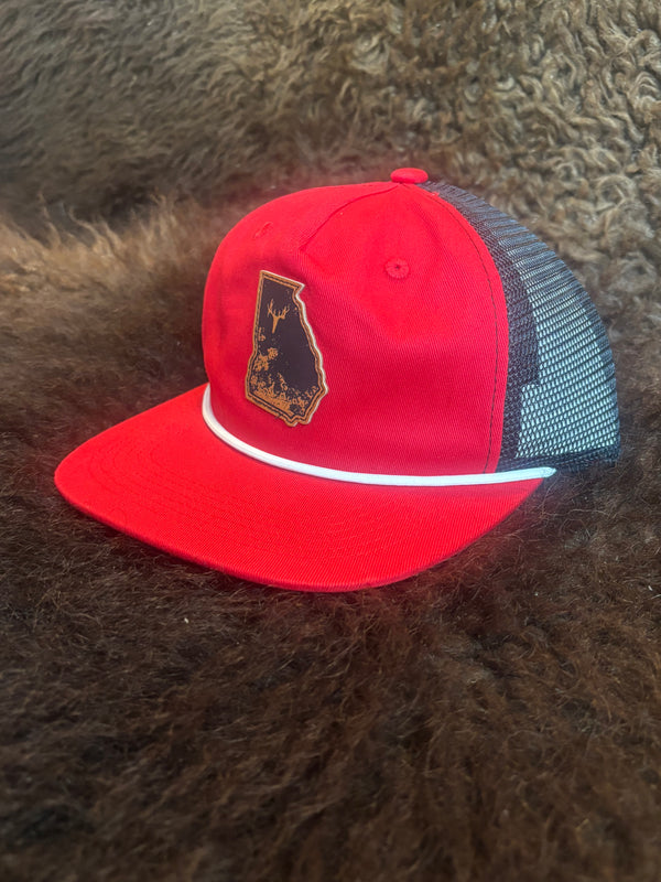 Flat Bill Dawg Red Gameday