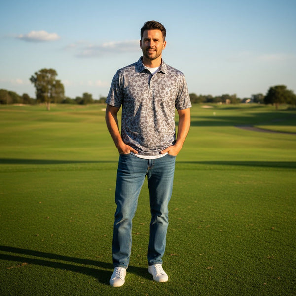 Benton Camo - Performance Polo (Yeup Script)