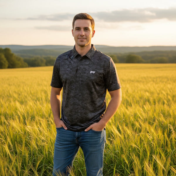 Dark Forest Camo - Performance Polo (Yeup Script)