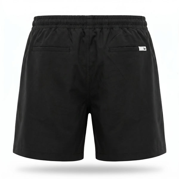 Black Performance Shorts detail — Yeup Outfitters