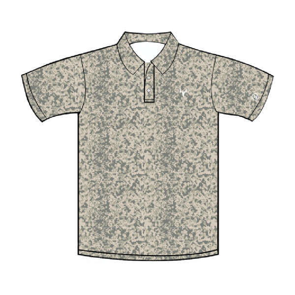 Lipan Camo - Performance Polo (Deer Icon)
