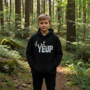 Children's Black Yeup Campfire Hoodie